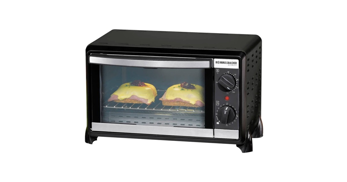 Rommelsbacher Kleinbackofen Speedy BG 950, Mini-Backofen(schwarz, Retail)