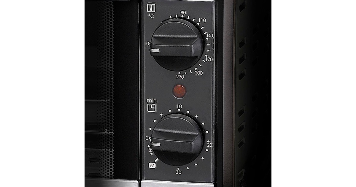 Rommelsbacher Kleinbackofen Speedy BG 950, Mini-Backofen(schwarz, Retail)