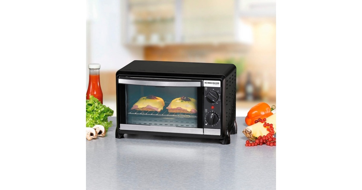 Rommelsbacher Kleinbackofen Speedy BG 950, Mini-Backofen(schwarz, Retail)