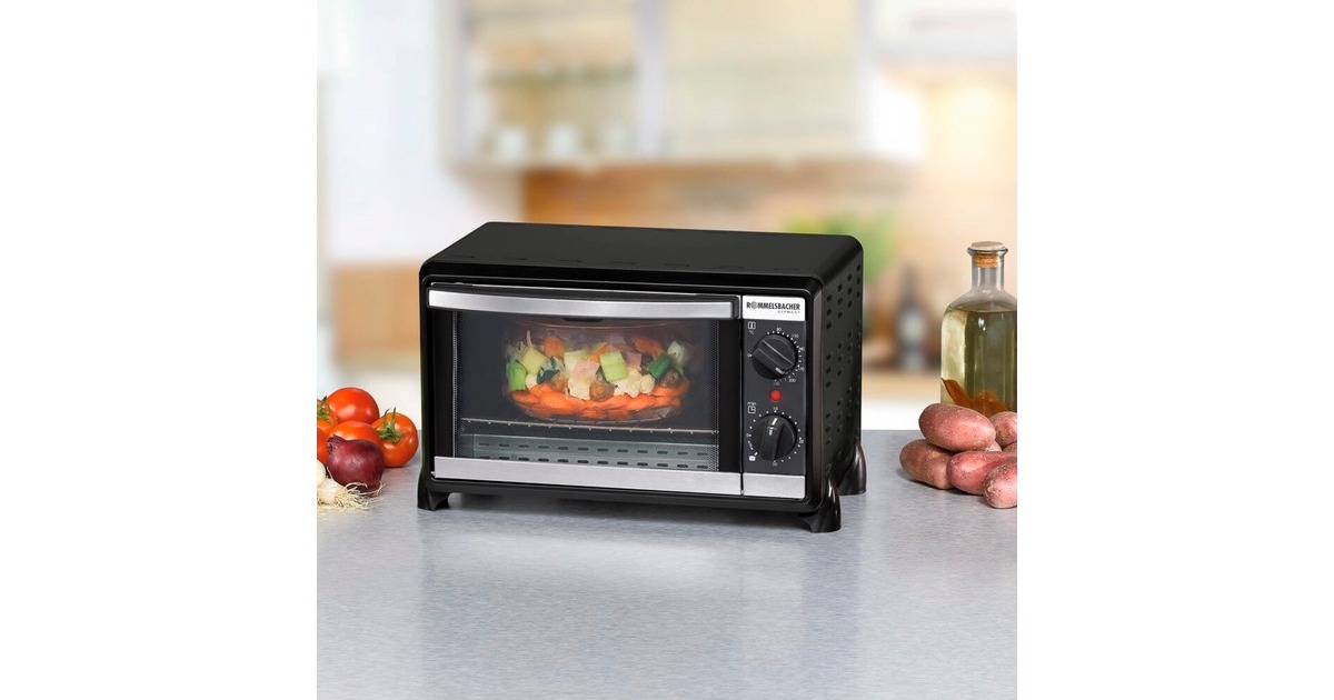 Rommelsbacher Kleinbackofen Speedy BG 950, Mini-Backofen(schwarz, Retail)