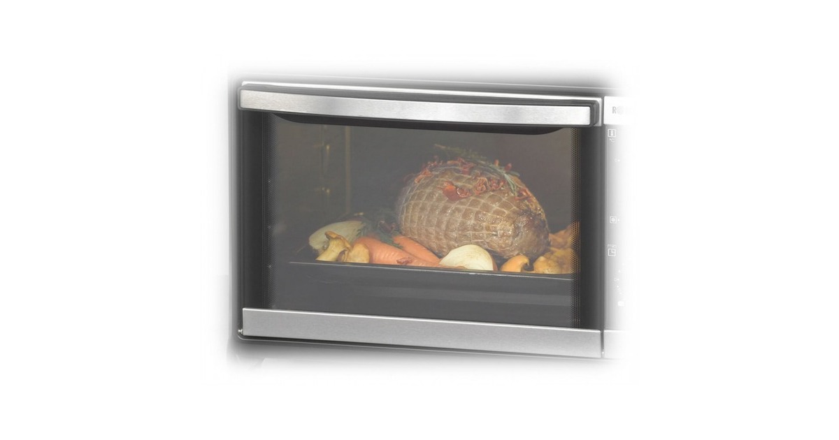 Rommelsbacher Kleinbackofen mit Umluft BG 1055/E, Mini-Backofen(silber/schwarz, Retail)