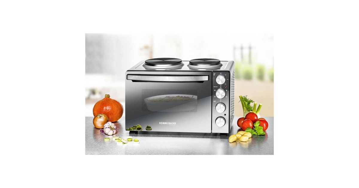 Rommelsbacher Kleinküche KM 3300, Mini-Küche(silber/schwarz)