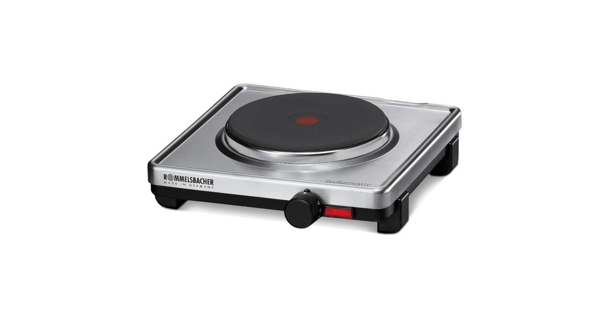 Rommelsbacher Kochplatte AK 1599(edelstahl/schwarz)