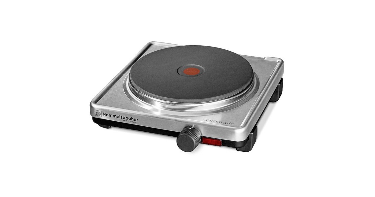 Rommelsbacher Kochplatte AK 2099/E(edelstahl/schwarz)