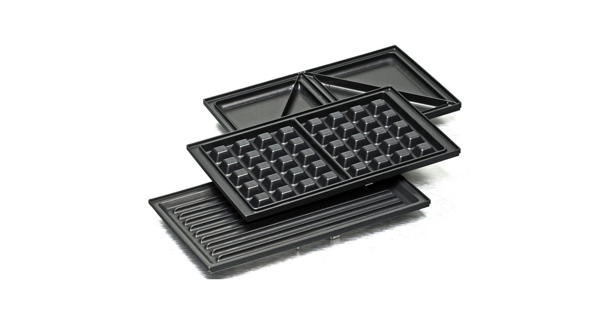 Rommelsbacher Multi Toast & Grill SWG 700 3-in-1 Max, Kontaktgrill(schwarz/edelstahl, 700 Watt, mit 3 Platten-Sets)