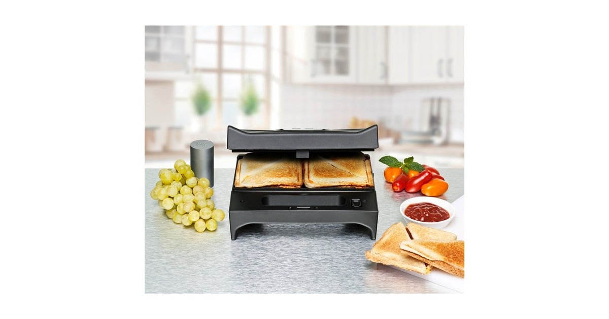 Rommelsbacher Multi Toast & Grill SWG 700 3-in-1 Max, Kontaktgrill(schwarz/edelstahl, 700 Watt, mit 3 Platten-Sets)