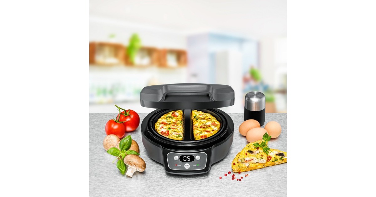 Rommelsbacher Omelett Chef OM 950 Oskar, Snack Maker(anthrazit)