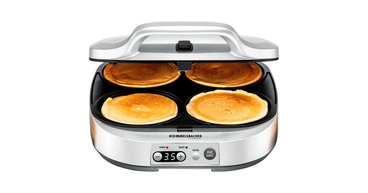 Rommelsbacher Pancake Maker PC1800 Pam, Pancakemaker(silber)