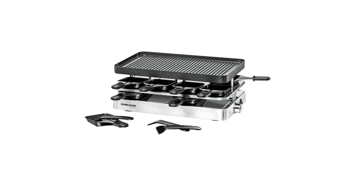 Rommelsbacher RC 1400, Raclette(edelstahl/schwarz) Rommelsbacher RC 1400, Raclette(edelstahl/schwarz)