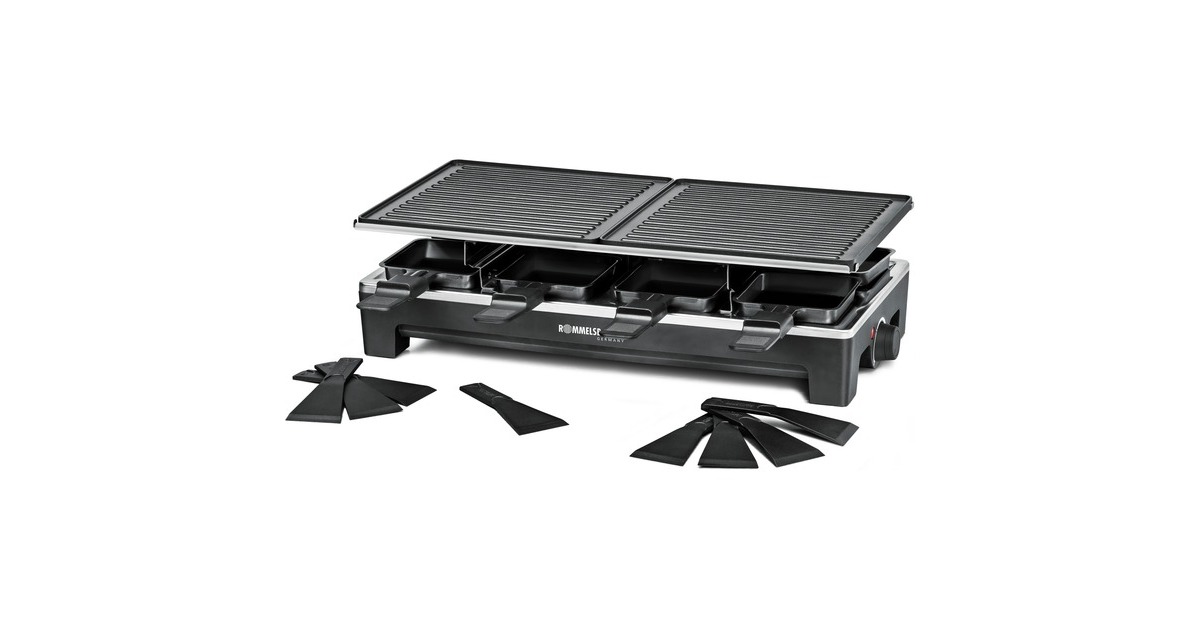 Rommelsbacher Raclette Grill RCS 1350(schwarz/edelstahl) Rommelsbacher Raclette Grill RCS 1350(schwarz/edelstahl)