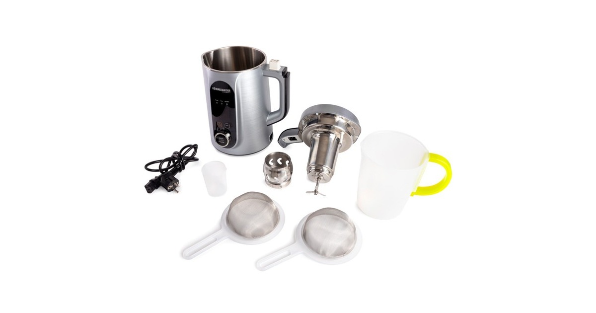 Rommelsbacher Suppen und Veggie Drink Bereiter SVD 1400 Vera, Wasserkocher(edelstahl/schwarz, 1,3 Liter)