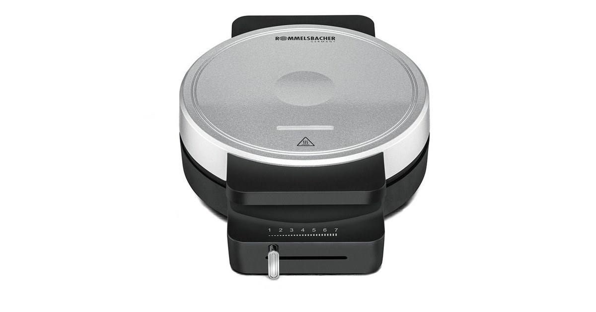 Rommelsbacher Waffelautomat WA 850, Waffeleisen(schwarz/silber, 850 Watt) Rommelsbacher Waffelautomat WA 850, Waffeleisen(schwarz/silber, 850 Watt)