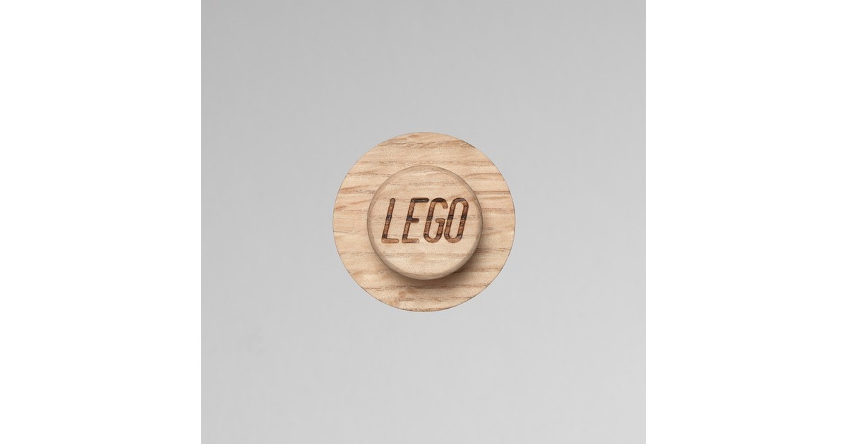Room Copenhagen LEGO 1x1 Garderobe, 3er-Set 40160900, Wandhalterung(eiche, hell)