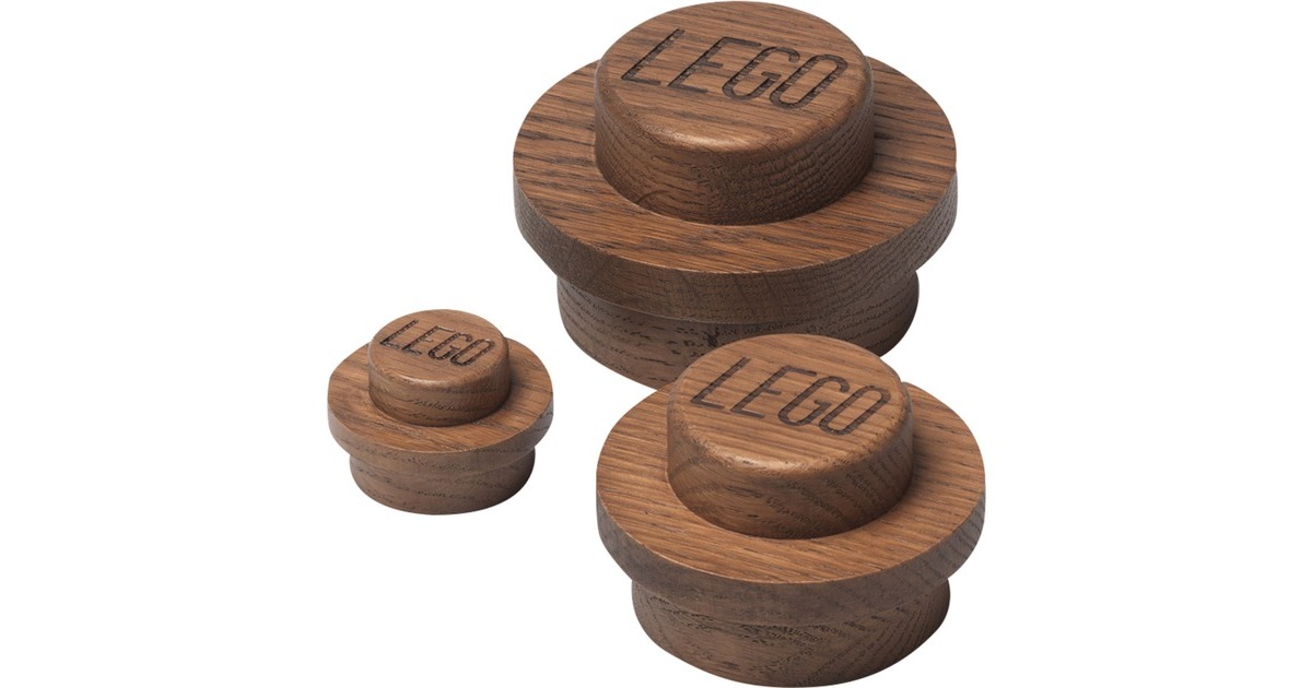 Room Copenhagen LEGO 1x1 Garderobe, 3er-Set 40160901, Wandhalterung(eiche, dunkel gebeizt) Room Copenhagen LEGO 1x1 Garderobe, 3er-Set 40160901, Wandhalterung(eiche, dunkel gebeizt)