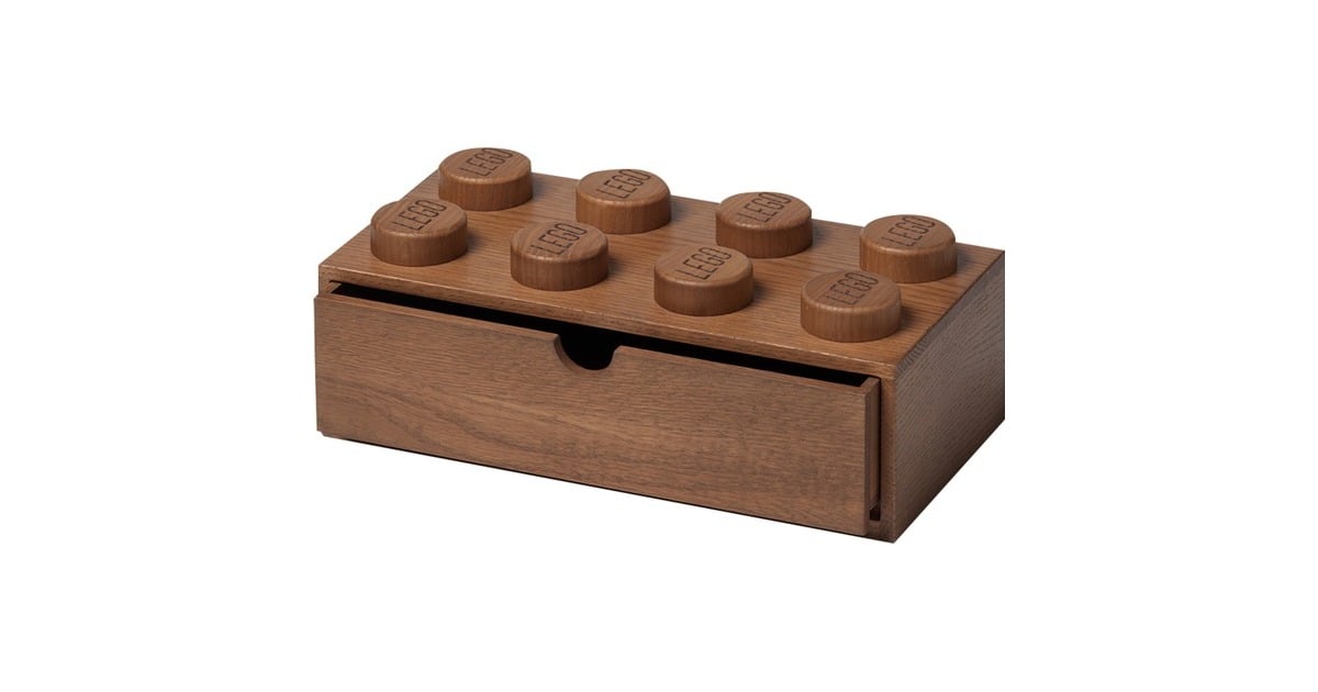 Room Copenhagen LEGO 2x4 Holz Schreibtischschublade, Aufbewahrungsbox(eiche, dunkel) Room Copenhagen LEGO 2x4 Holz Schreibtischschublade, Aufbewahrungsbox(eiche, dunkel)