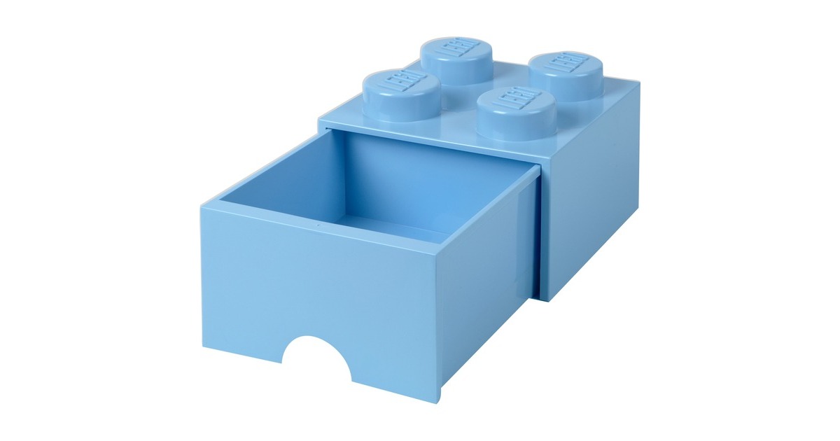 Room Copenhagen LEGO Brick Drawer 4 hellblau, Aufbewahrungsbox(hellblau)