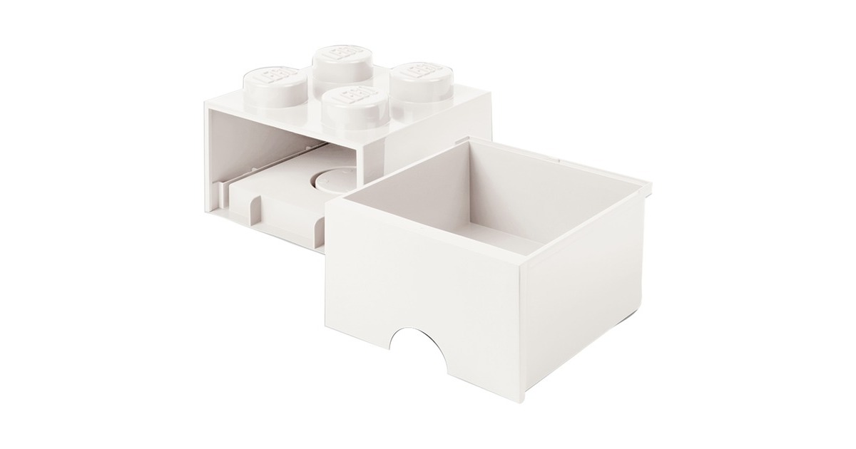 Room Copenhagen LEGO Brick Drawer 4 weiß, Aufbewahrungsbox(weiß)
