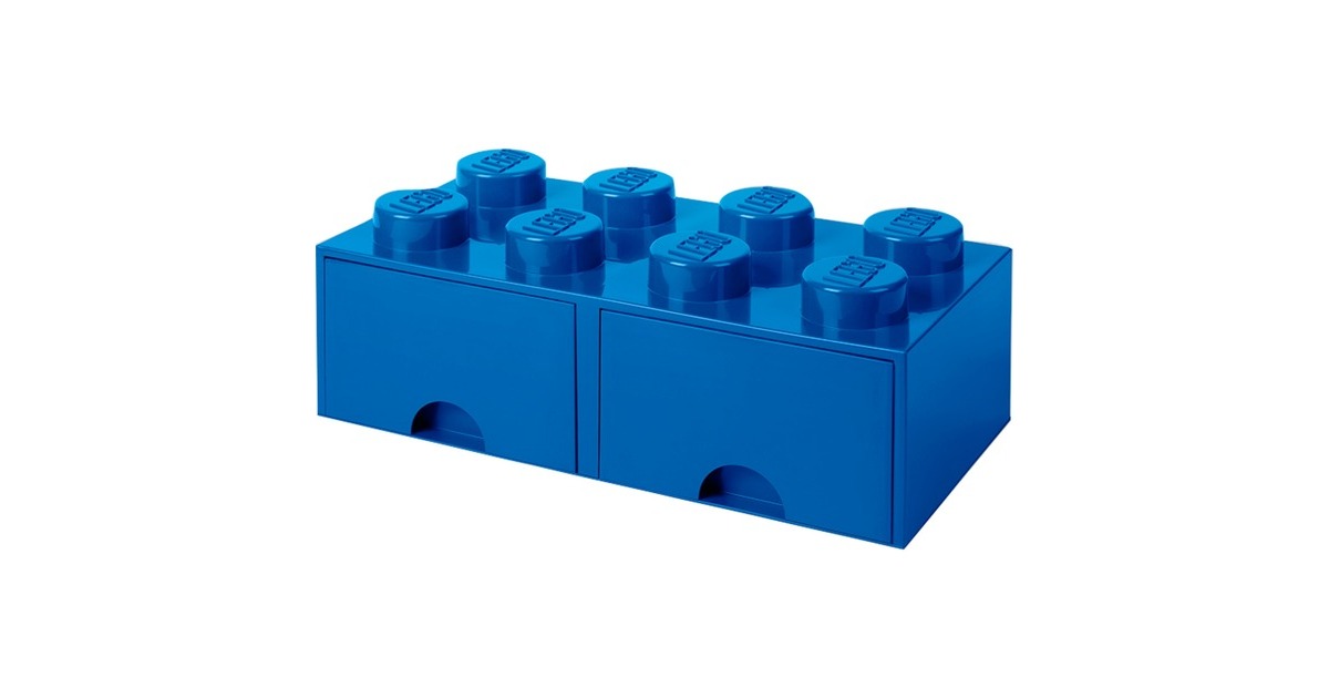 Room Copenhagen LEGO Brick Drawer 8 blau, Aufbewahrungsbox(blau)