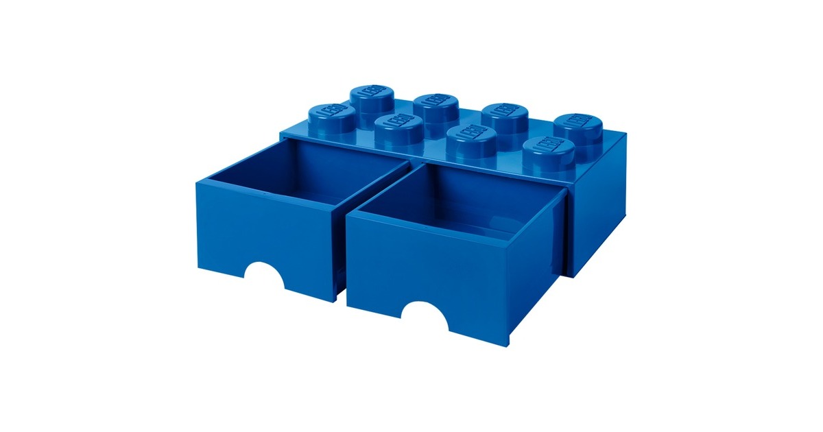 Room Copenhagen LEGO Brick Drawer 8 blau, Aufbewahrungsbox(blau)