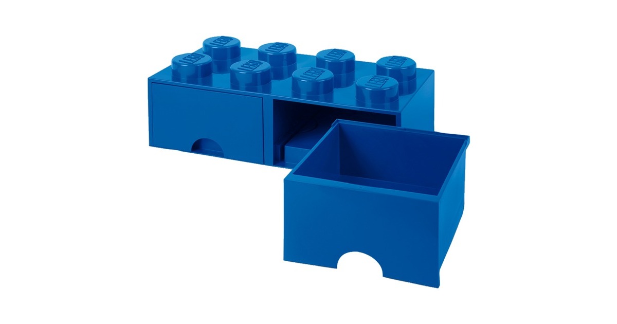 Room Copenhagen LEGO Brick Drawer 8 blau, Aufbewahrungsbox(blau)
