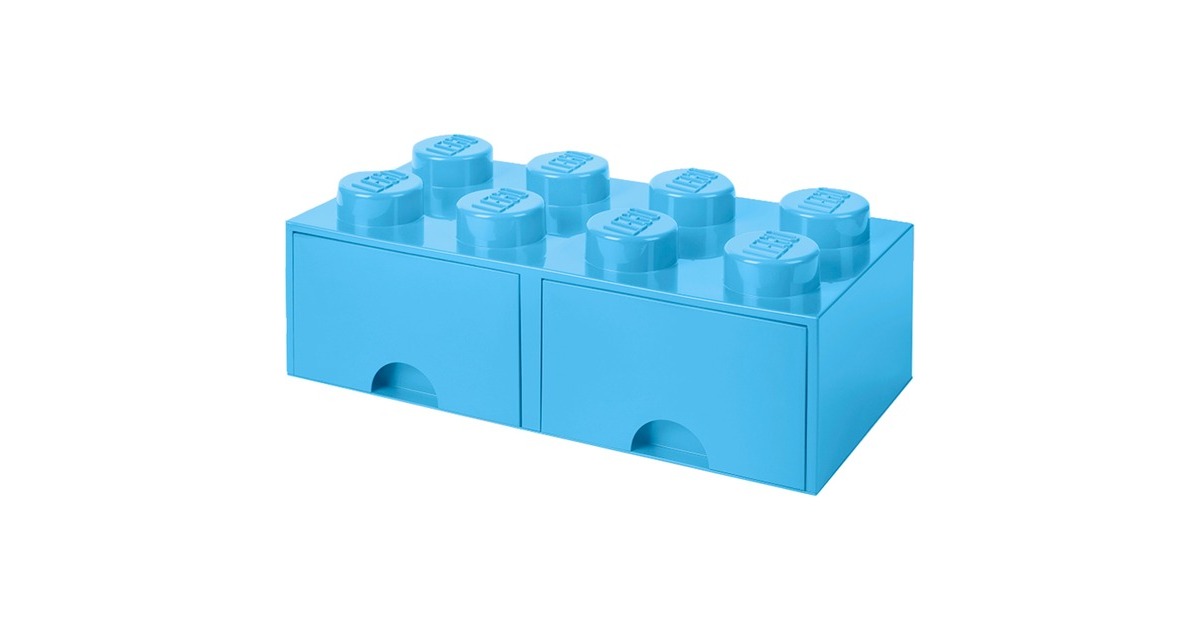 Room Copenhagen LEGO Brick Drawer 8 hellblau, Aufbewahrungsbox(hellblau)