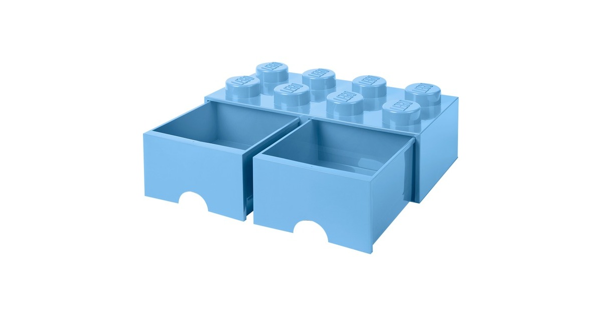 Room Copenhagen LEGO Brick Drawer 8 hellblau, Aufbewahrungsbox(hellblau)