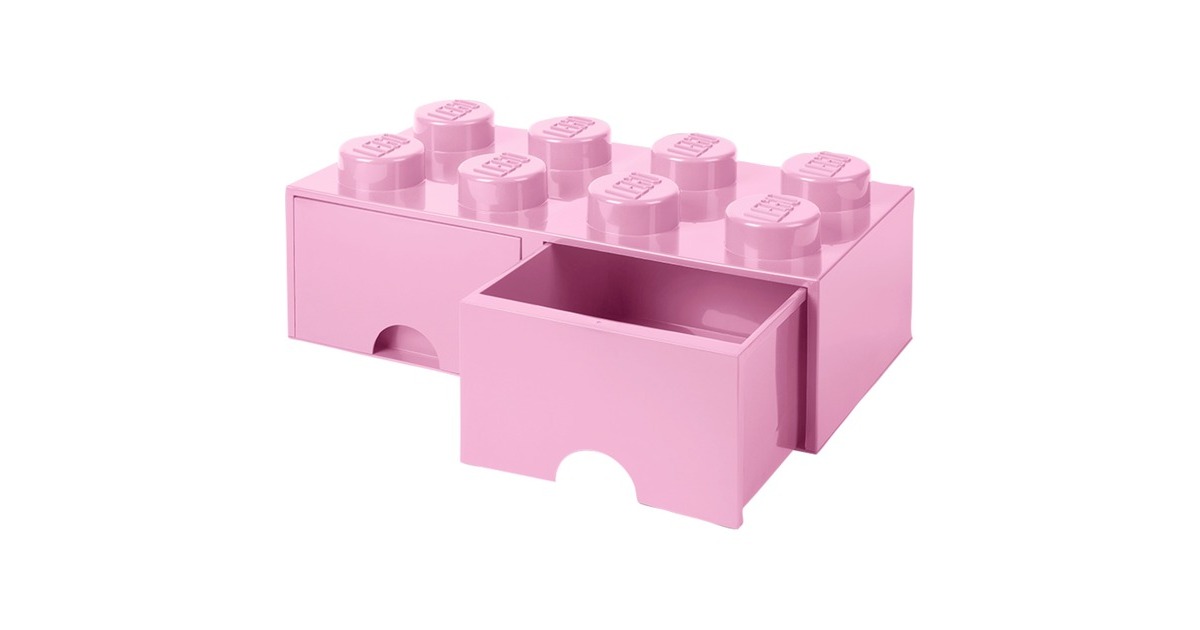 Room Copenhagen LEGO Brick Drawer 8 rosa, Aufbewahrungsbox(rosa)