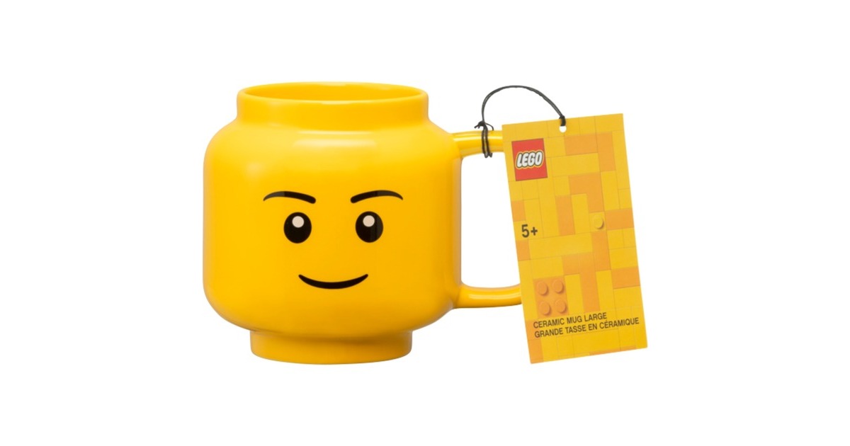 Room Copenhagen LEGO Keramiktasse Boy, groß(gelb)