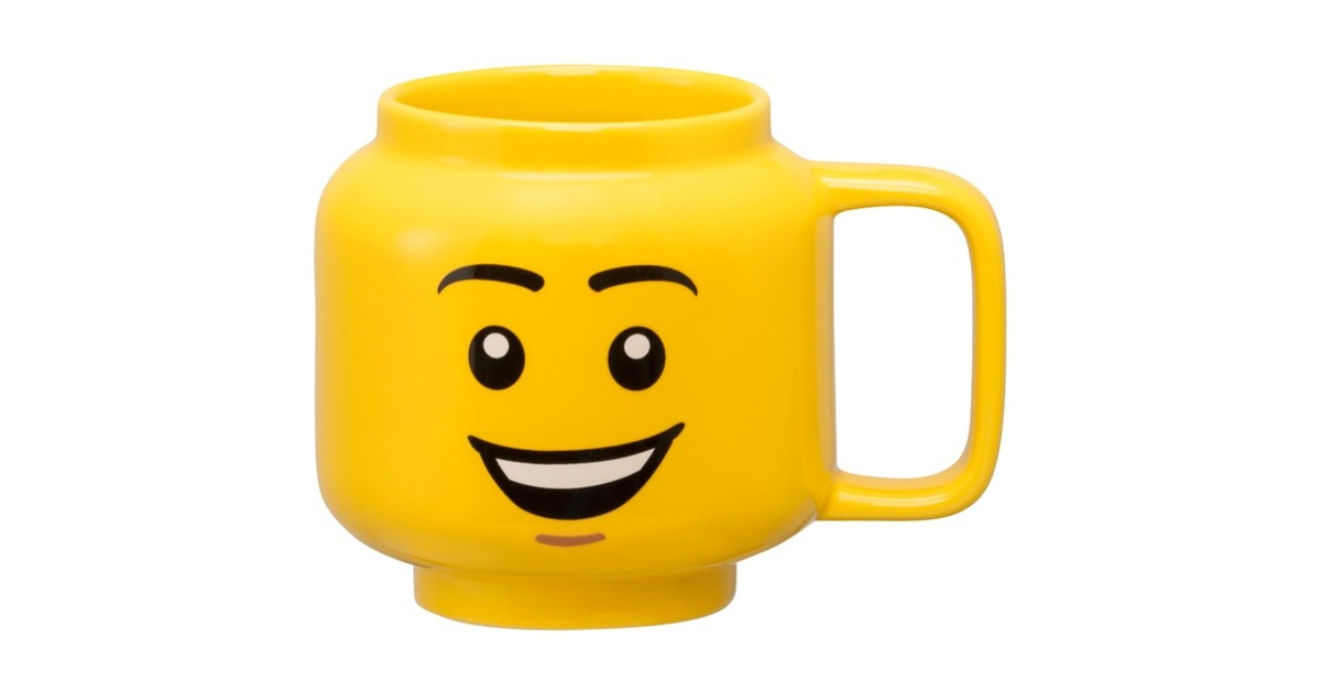 Room Copenhagen LEGO Keramiktasse Happy Boy, klein(gelb)
