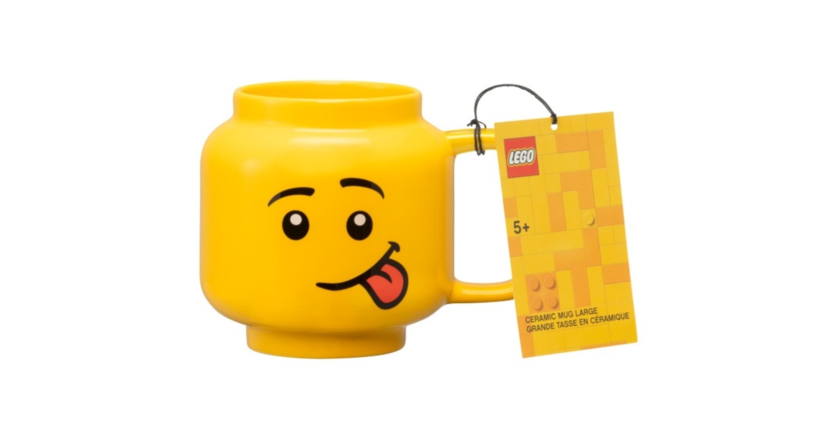 Room Copenhagen LEGO Keramiktasse Silly, groß(gelb)