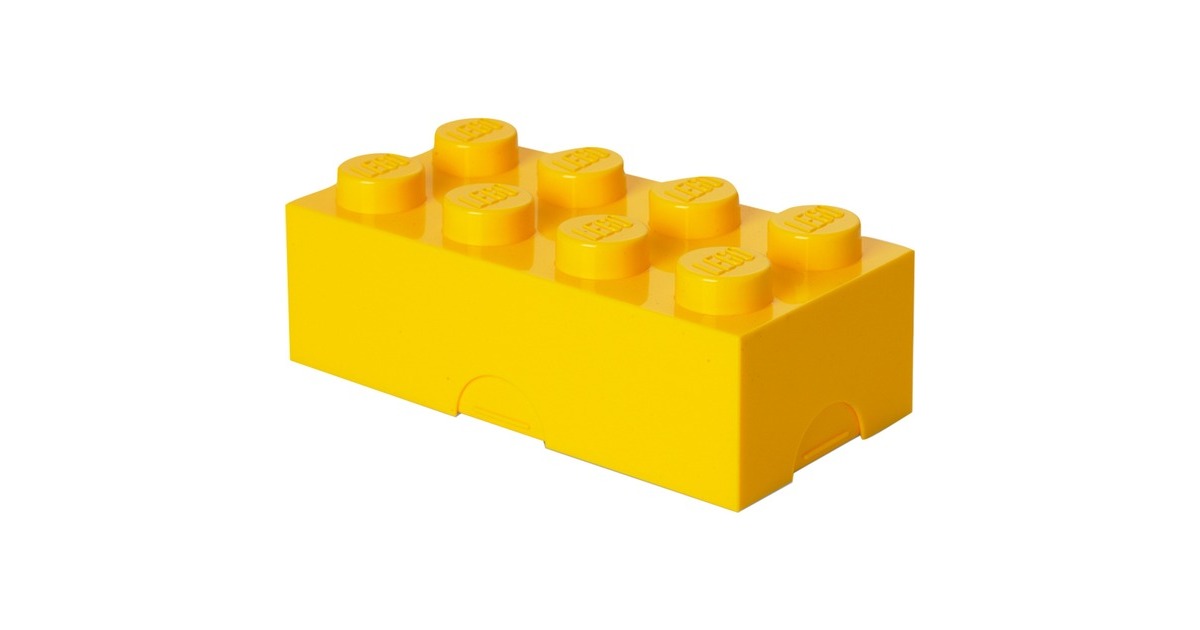 Room Copenhagen LEGO Lunch Box gelb, Aufbewahrungsbox(gelb)