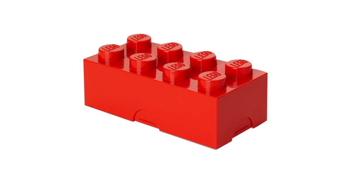 Room Copenhagen LEGO Lunch Box rot, Aufbewahrungsbox(rot)