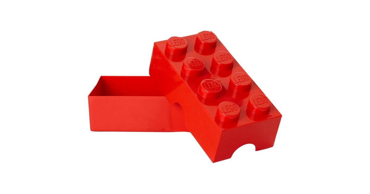 Room Copenhagen LEGO Lunch Box rot, Aufbewahrungsbox(rot)