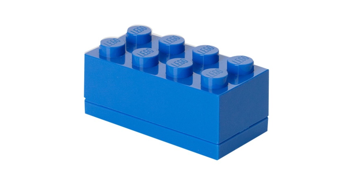 Room Copenhagen LEGO Mini Box 8 blau, Lunch-Box(blau)