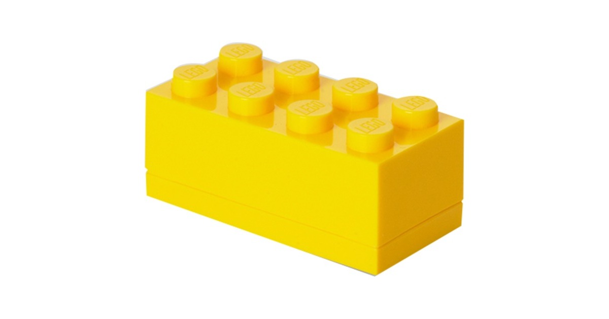 Room Copenhagen LEGO Mini Box 8 gelb, Lunch-Box(gelb)