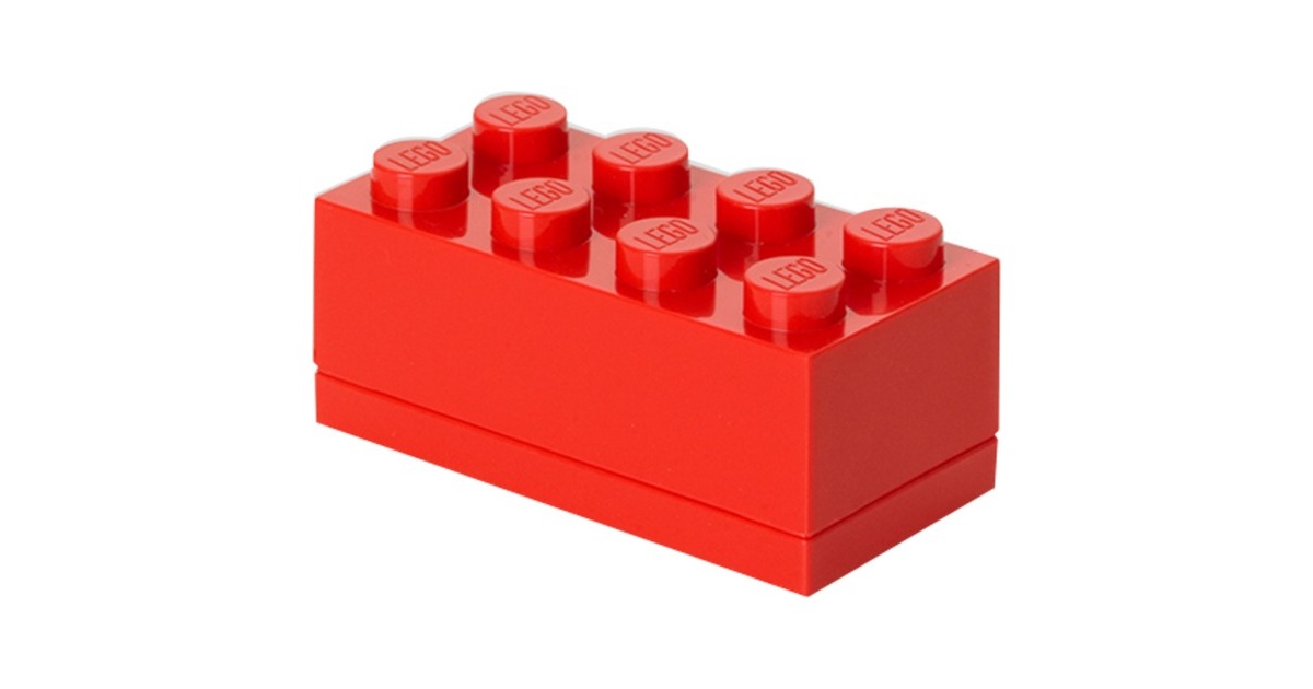 Room Copenhagen LEGO Mini Box 8 rot, Lunch-Box(rot)