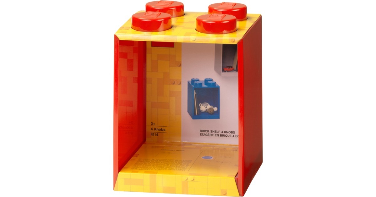Room Copenhagen LEGO Regal Brick 4 Shelf 41141730(rot)