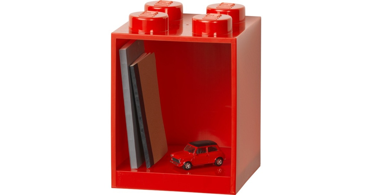 Room Copenhagen LEGO Regal Brick 4 Shelf 41141730(rot)