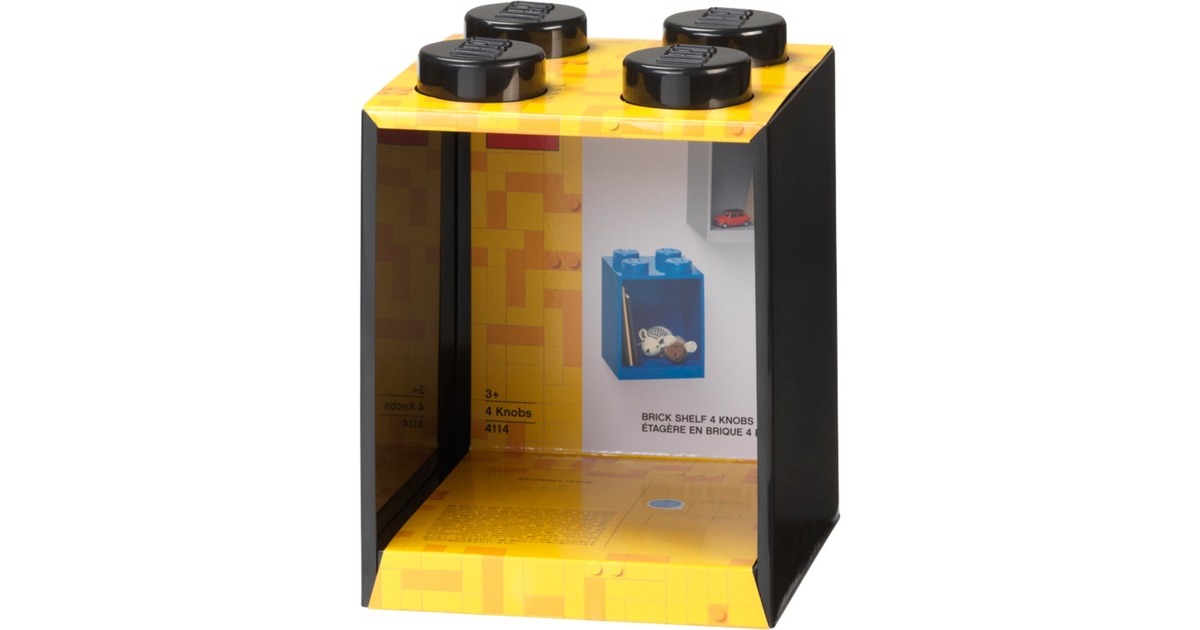 Room Copenhagen LEGO Regal Brick 4 Shelf 41141733(schwarz)
