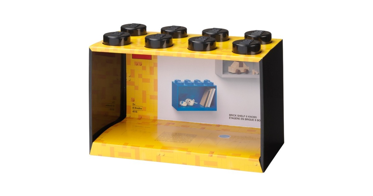 Room Copenhagen LEGO Regal Brick 8 Shelf 41151733(schwarz)
