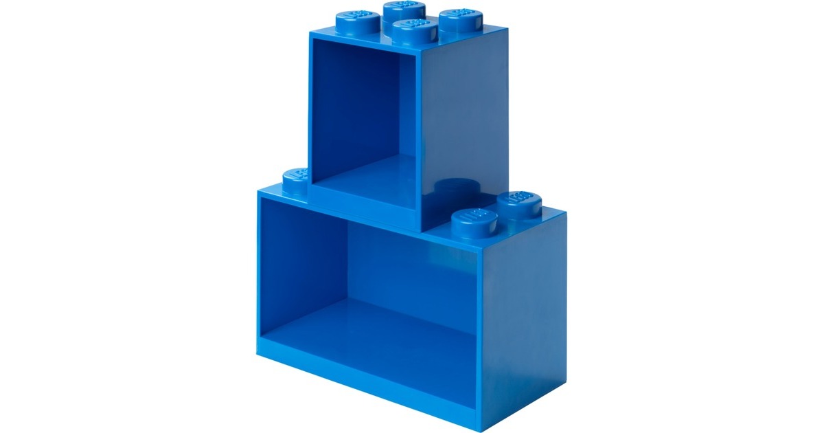 Room Copenhagen LEGO Regal Brick Shelf 8+4, Set 41171731(blau, 2 Regale)