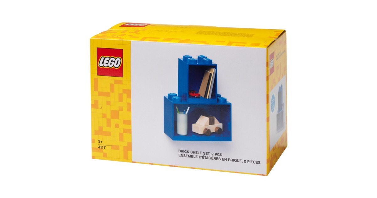 Room Copenhagen LEGO Regal Brick Shelf 8+4, Set 41171731(blau, 2 Regale)