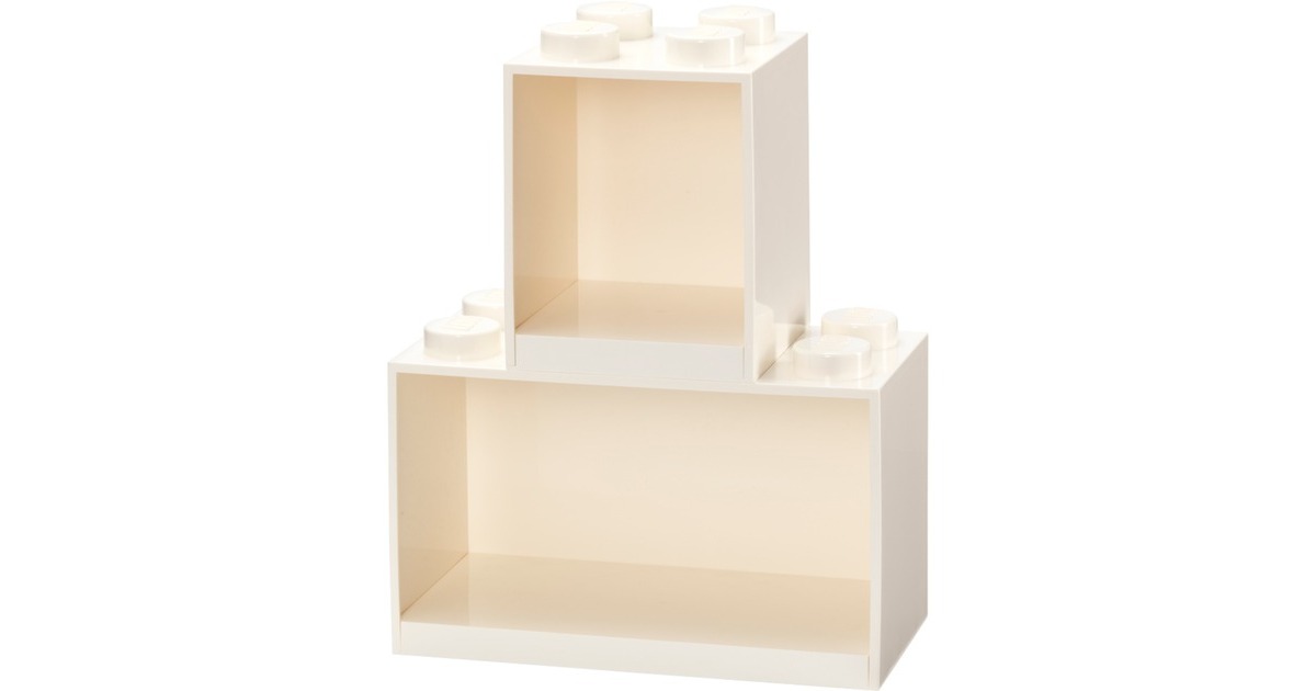 Room Copenhagen LEGO Regal Brick Shelf 8+4, Set 41171735(weiß, 2 Regale)