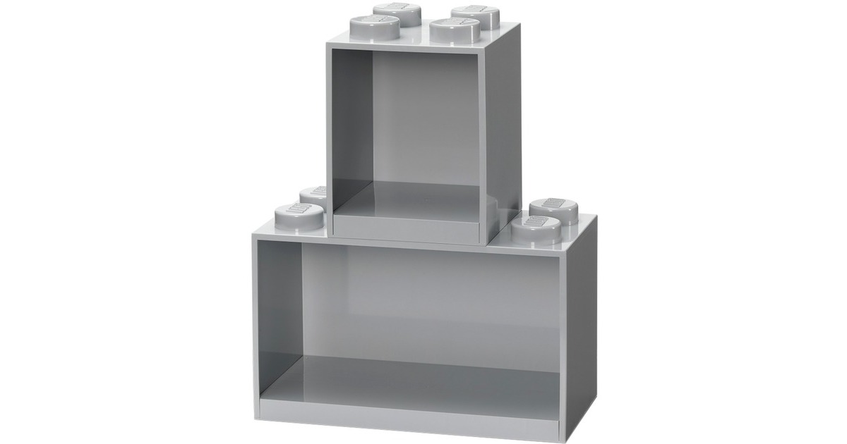 Room Copenhagen LEGO Regal Brick Shelf 8+4, Set 41171740(hellgrau, 2 Regale)