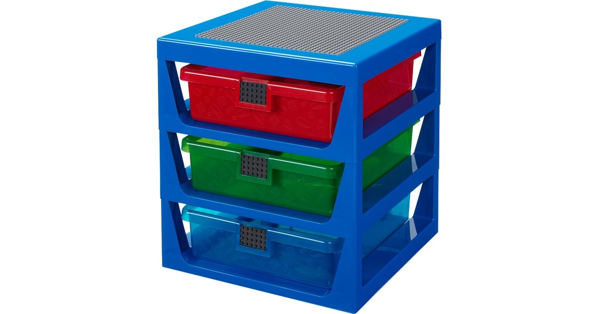 Room Copenhagen LEGO Schubladenbox, Aufbewahrungsbox(blau)