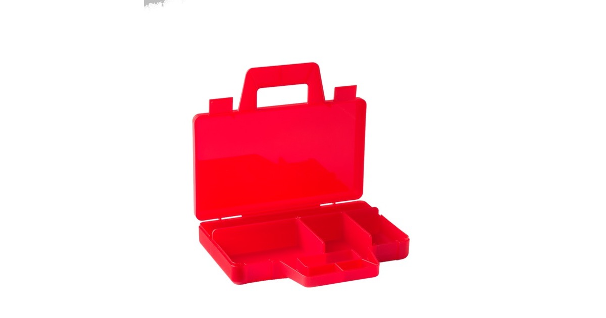 Room Copenhagen LEGO Sortierbox to go, Aufbewahrungsbox(rot)