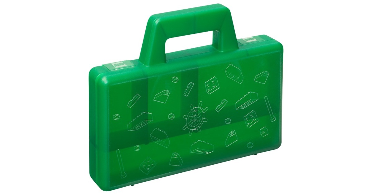 Room Copenhagen LEGO Sortierbox to go, Aufbewahrungsbox(grün)