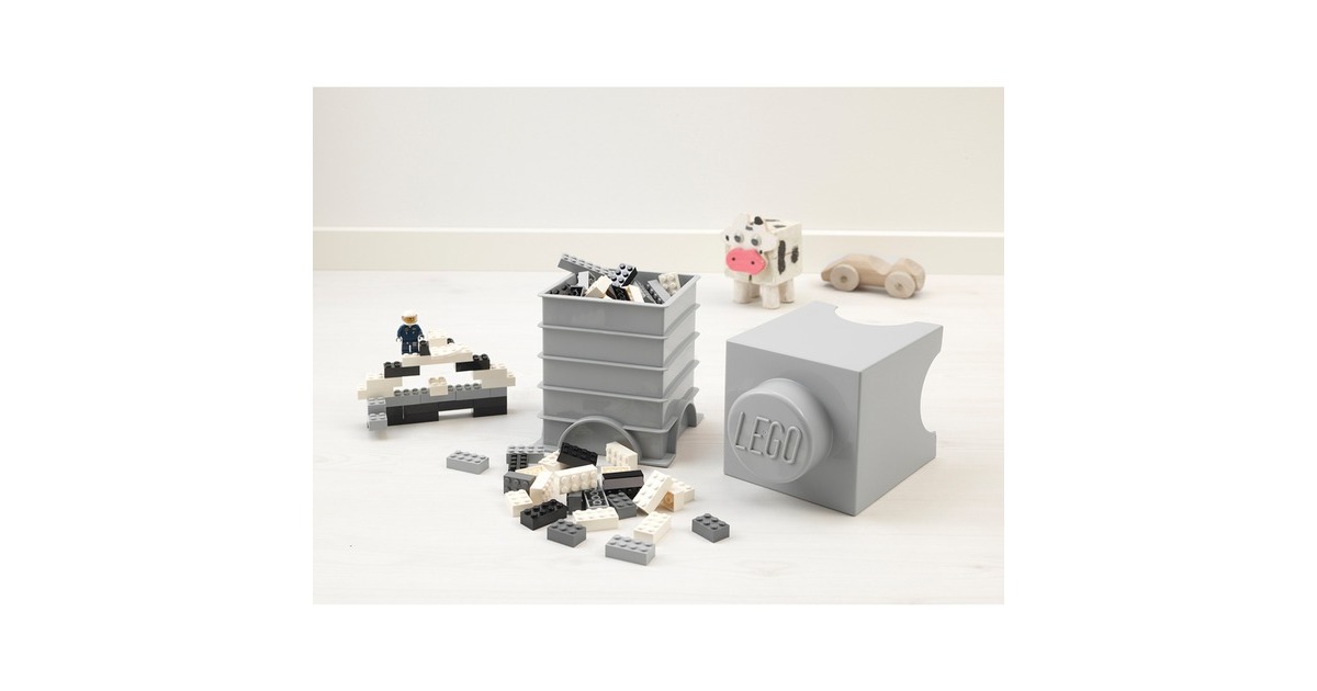 Room Copenhagen LEGO Storage Brick 1, Aufbewahrungsbox(grau)