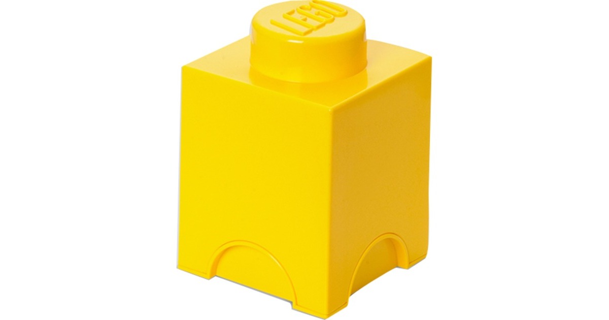 Room Copenhagen LEGO Storage Brick 1 gelb, Aufbewahrungsbox(gelb)