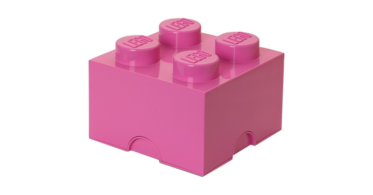 Room Copenhagen LEGO Storage Brick 4 pink, Aufbewahrungsbox(pink)